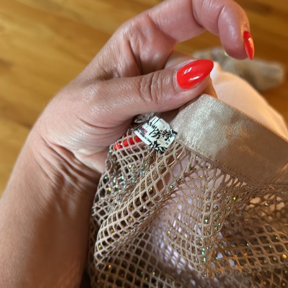 Free People Intimately Spectacular Fish Net Shorts - Picture 6 of 6